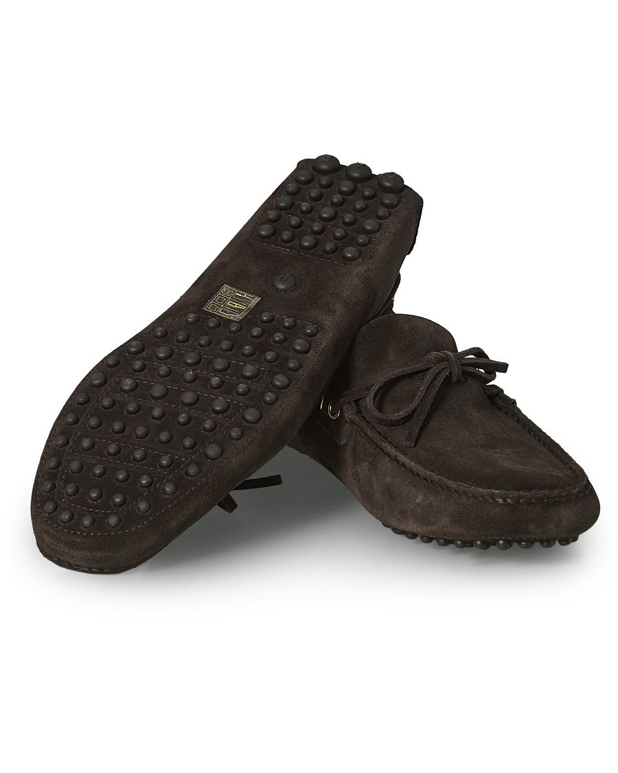Heren | Car Shoe Driver Moccasin Dark Brown Suede | Car Shoe | Driver Moccasin Dark Brown Suede