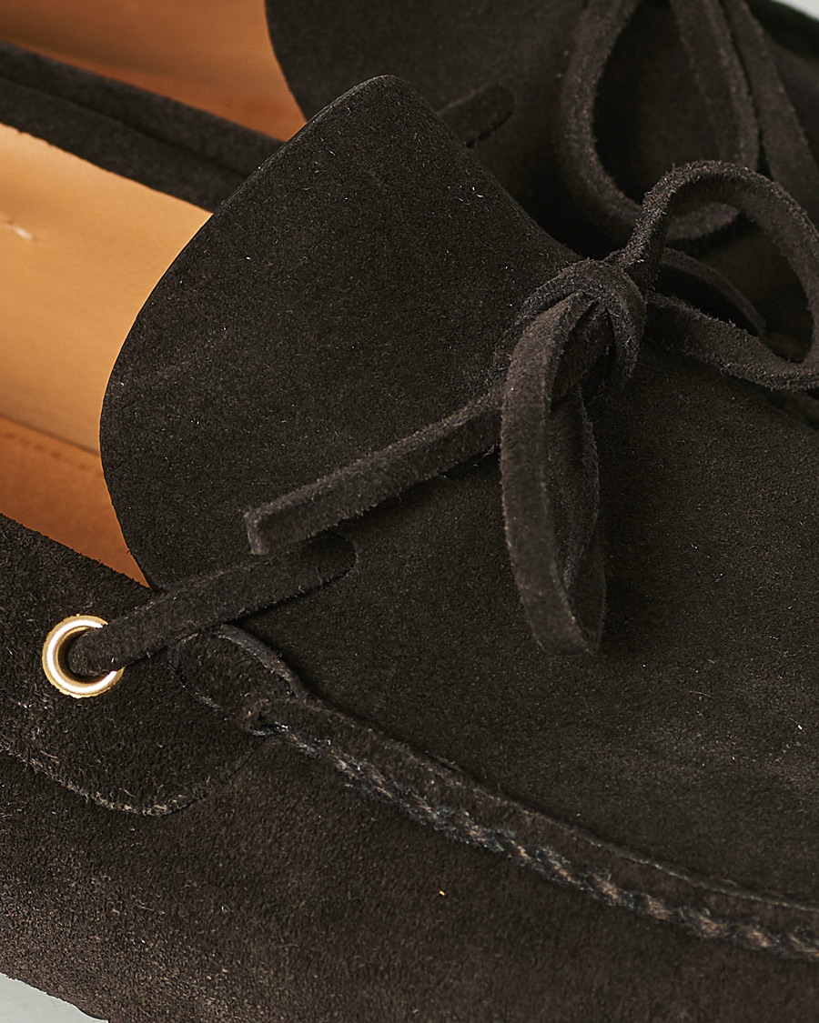 Heren | Car Shoe Driver Moccasin Dark Brown Suede | Car Shoe | Driver Moccasin Dark Brown Suede
