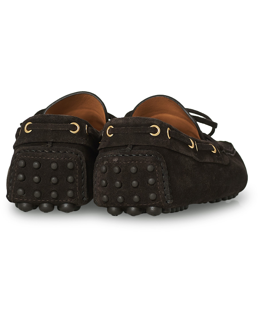 Heren | Car Shoe Driver Moccasin Dark Brown Suede | Car Shoe | Driver Moccasin Dark Brown Suede