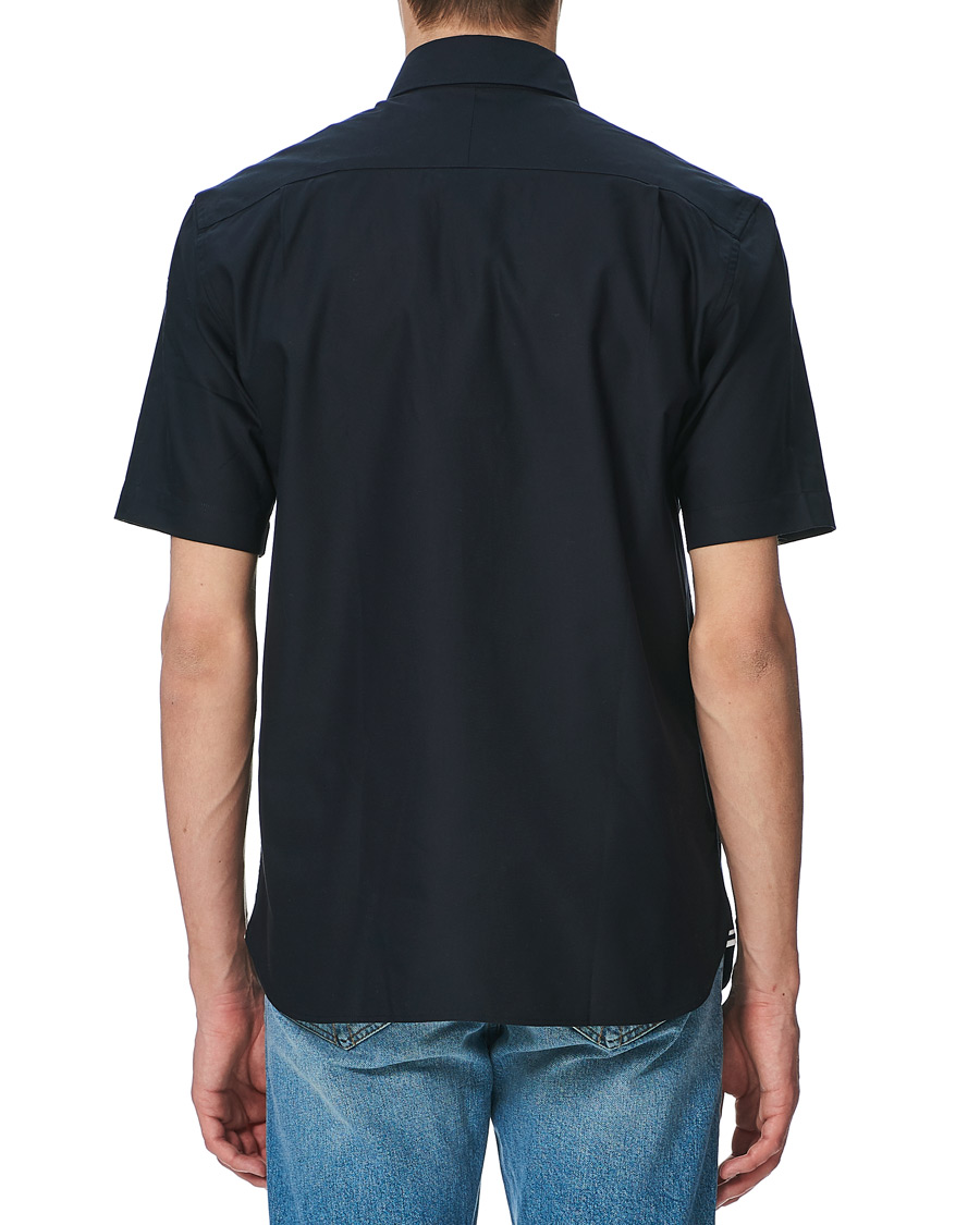 Heren | Overhemden | Fred Perry | Short Sleeve Oxford Shirt Navy