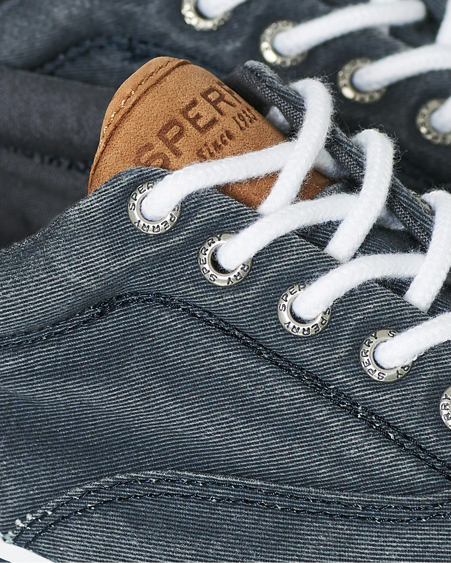 Heren | Sperry Striper II Canvas Sneaker Dark Navy | Sperry | Striper II Canvas Sneaker Dark Navy