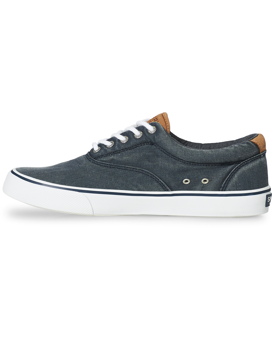 Heren | Sperry Striper II Canvas Sneaker Dark Navy | Sperry | Striper II Canvas Sneaker Dark Navy