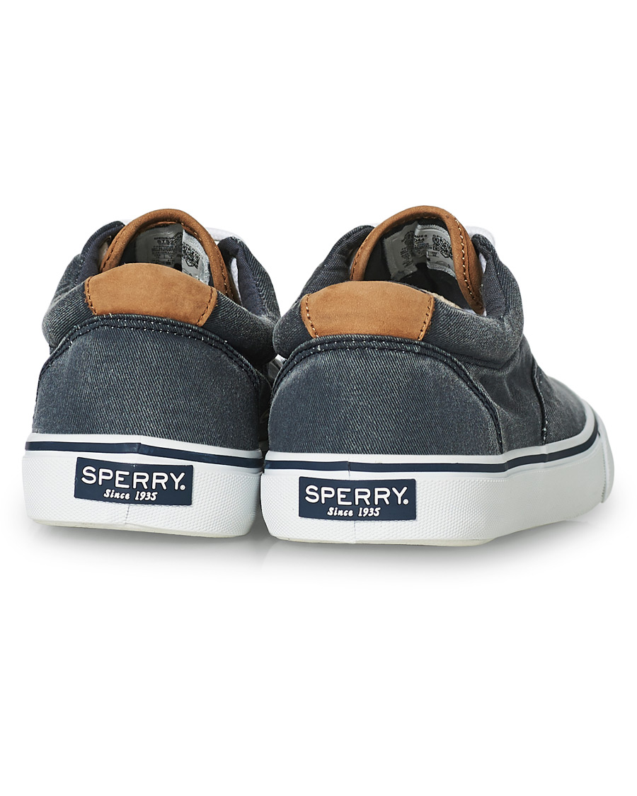 Heren | Sperry Striper II Canvas Sneaker Dark Navy | Sperry | Striper II Canvas Sneaker Dark Navy