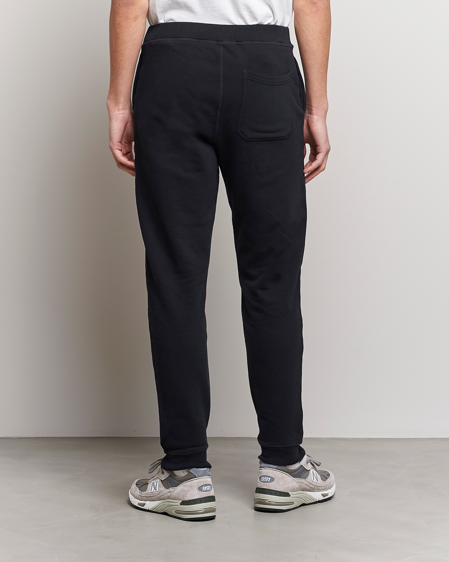 Heren | Broeken | Sunspel | Cotton Loopback Track Pants Black