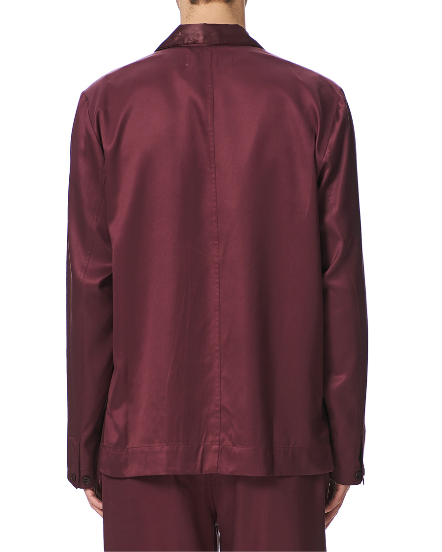 Heren | Pyjama's en gewaden | CDLP | Home Suit Long Sleeve Top Burgundy