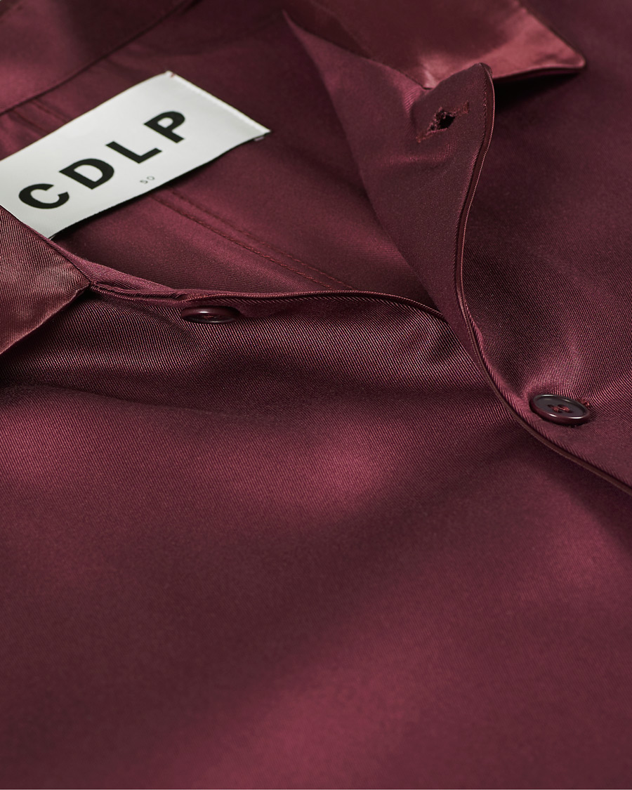 Heren | Pyjama's en gewaden | CDLP | Home Suit Long Sleeve Top Burgundy