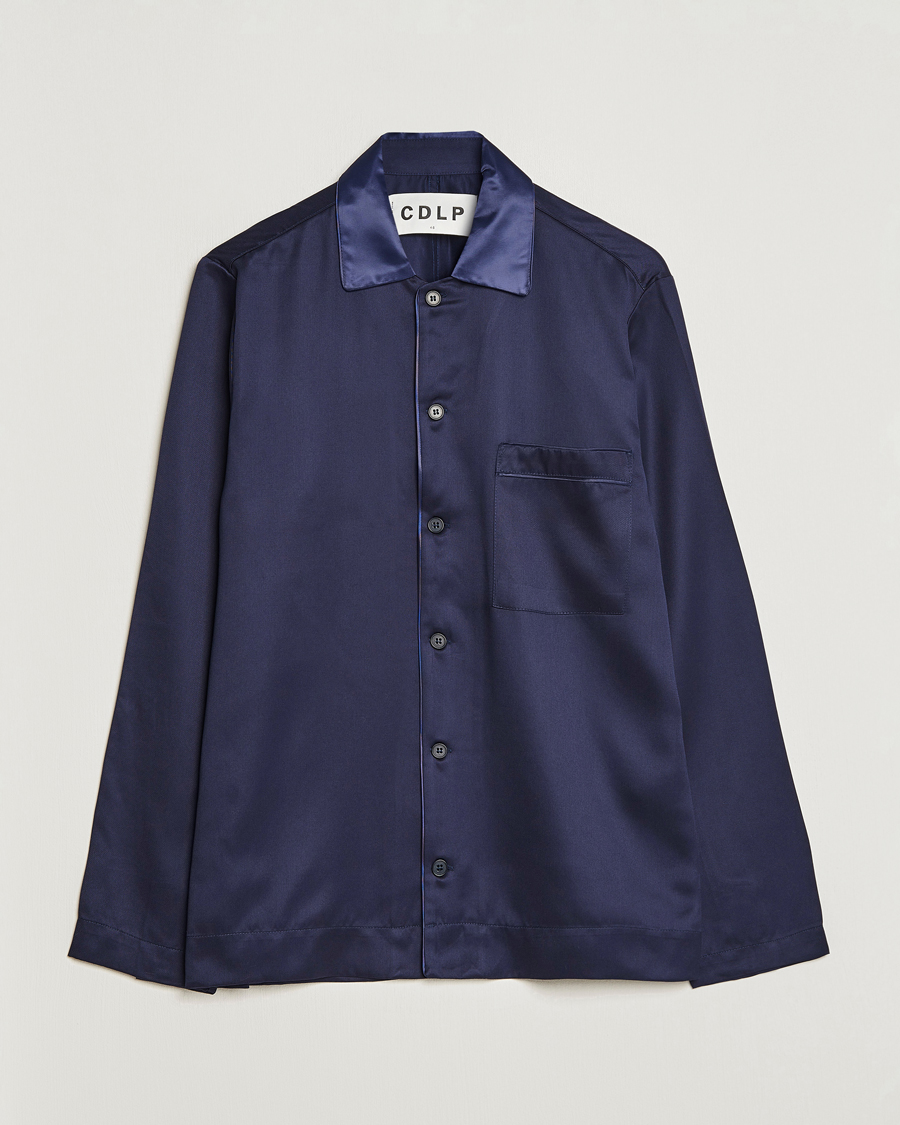 Heren | Pyjama's en gewaden | CDLP | Home Suit Long Sleeve Top Navy Blue