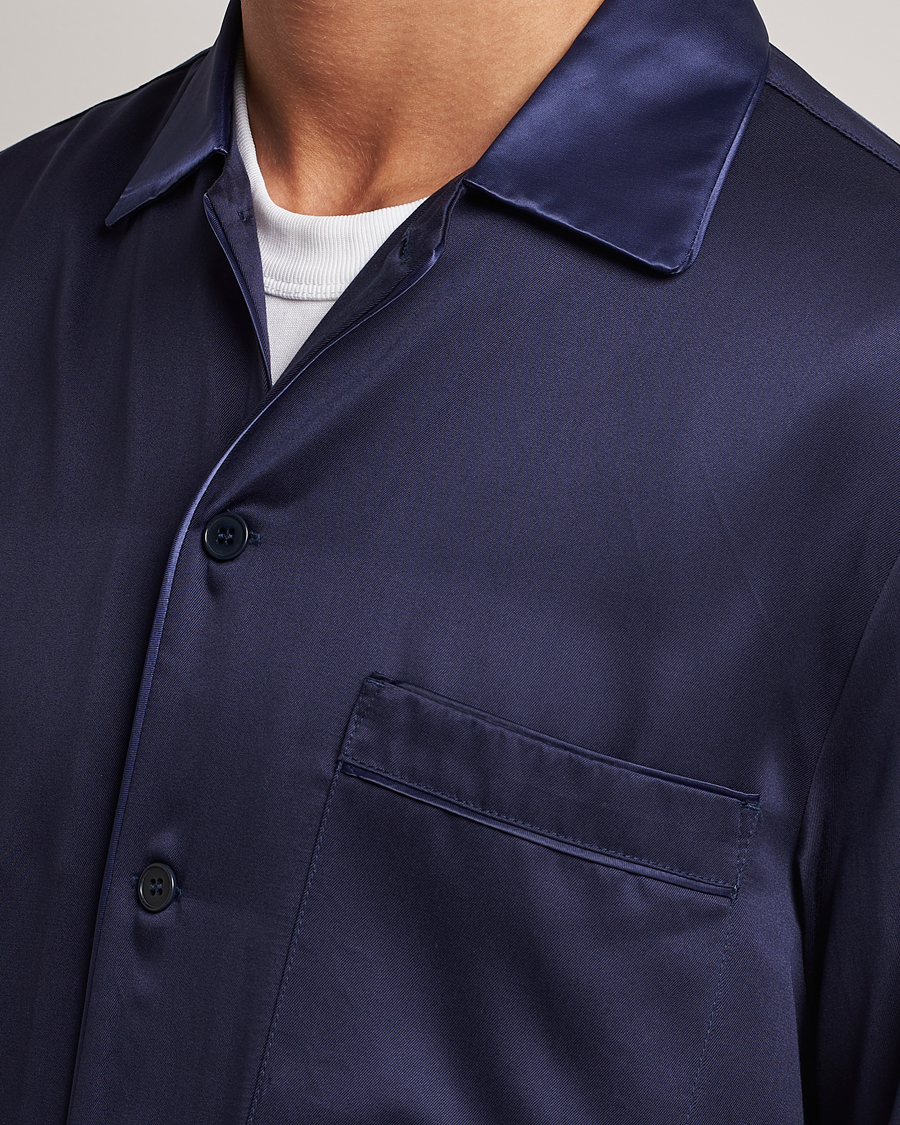 Heren | Pyjama's en gewaden | CDLP | Home Suit Long Sleeve Top Navy Blue