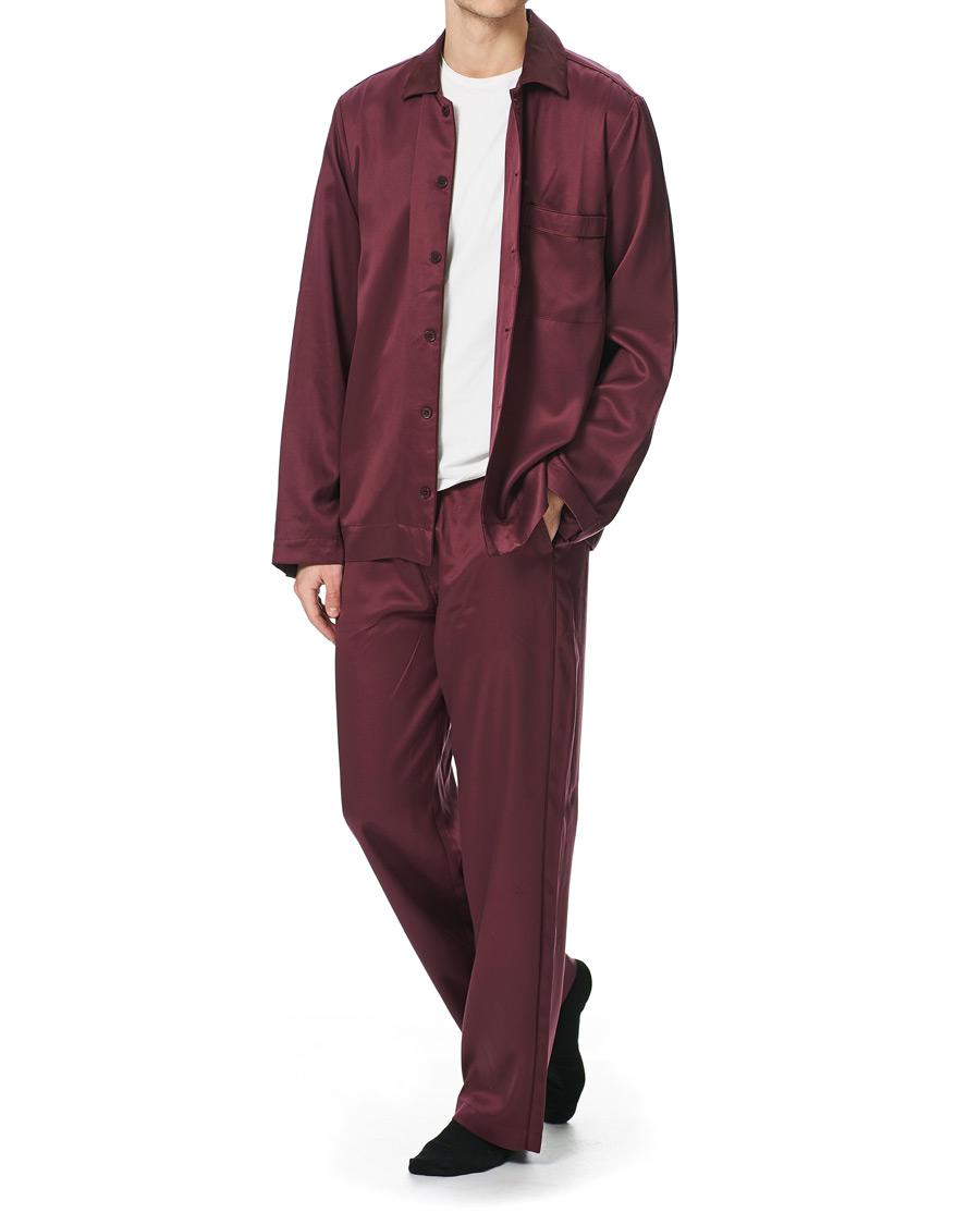 Heren | Pyjama's en gewaden | CDLP | Home Suit Long Bottom Burgundy
