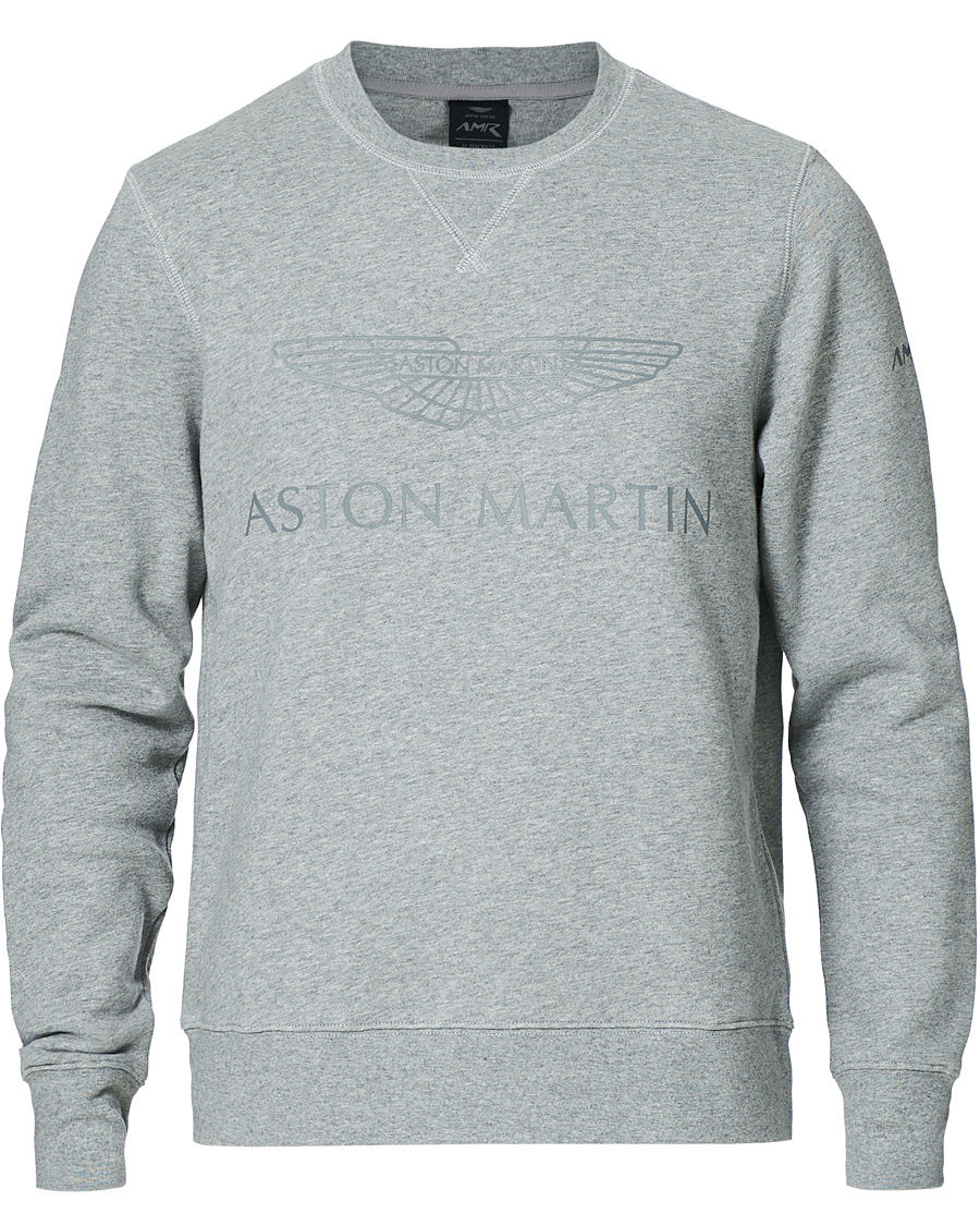 Heren | Truien | Hackett | AMR Wings Logo Sweatshirt Grey Marl