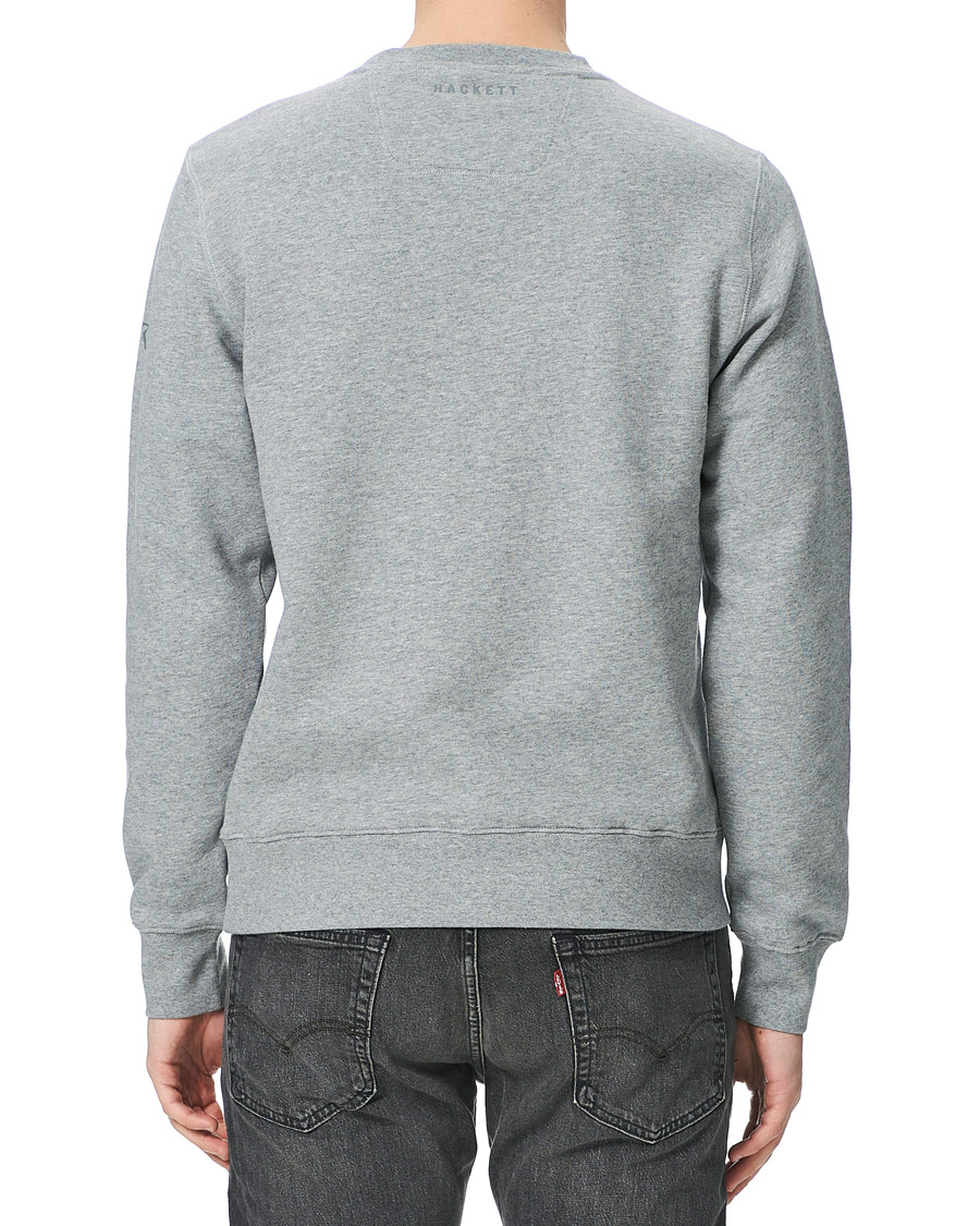 Heren | Truien | Hackett | AMR Wings Logo Sweatshirt Grey Marl