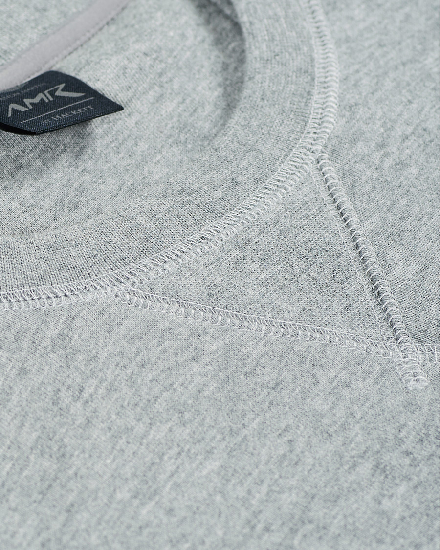 Heren | Truien | Hackett | AMR Wings Logo Sweatshirt Grey Marl