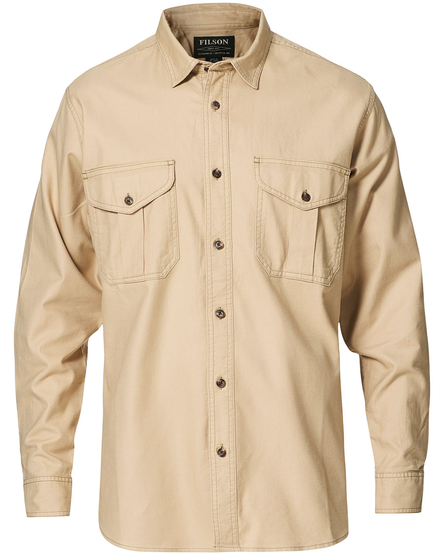 Heren | Overhemden | Filson | Lightweight Alaskan Guide Shirt Light Khaki