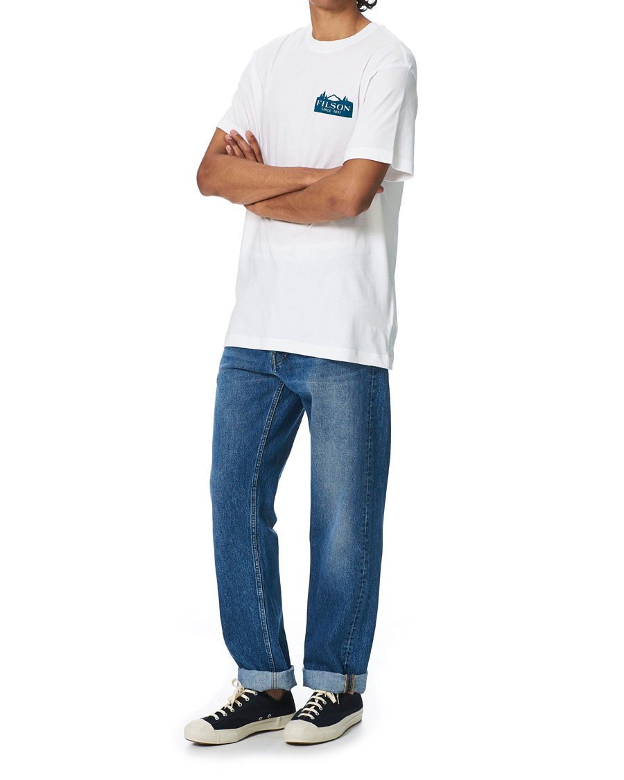 Heren | T-shirts | Filson | Ranger Graphic Tee Bright White