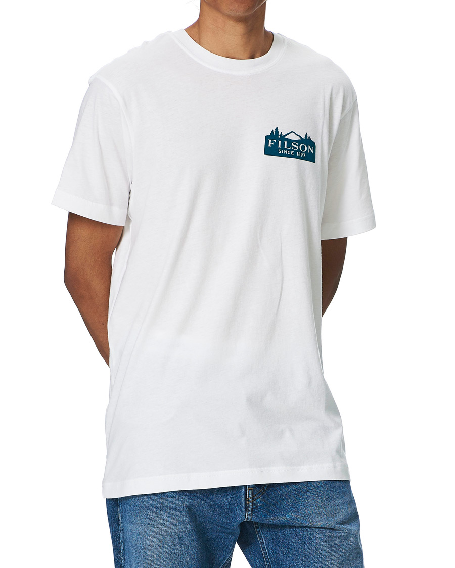 Heren | T-shirts | Filson | Ranger Graphic Tee Bright White