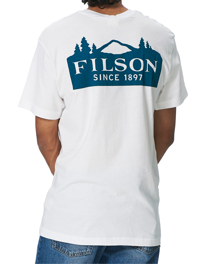 Heren | T-shirts | Filson | Ranger Graphic Tee Bright White