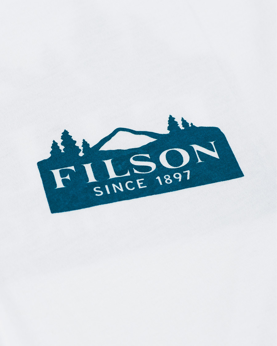 Heren | T-shirts | Filson | Ranger Graphic Tee Bright White