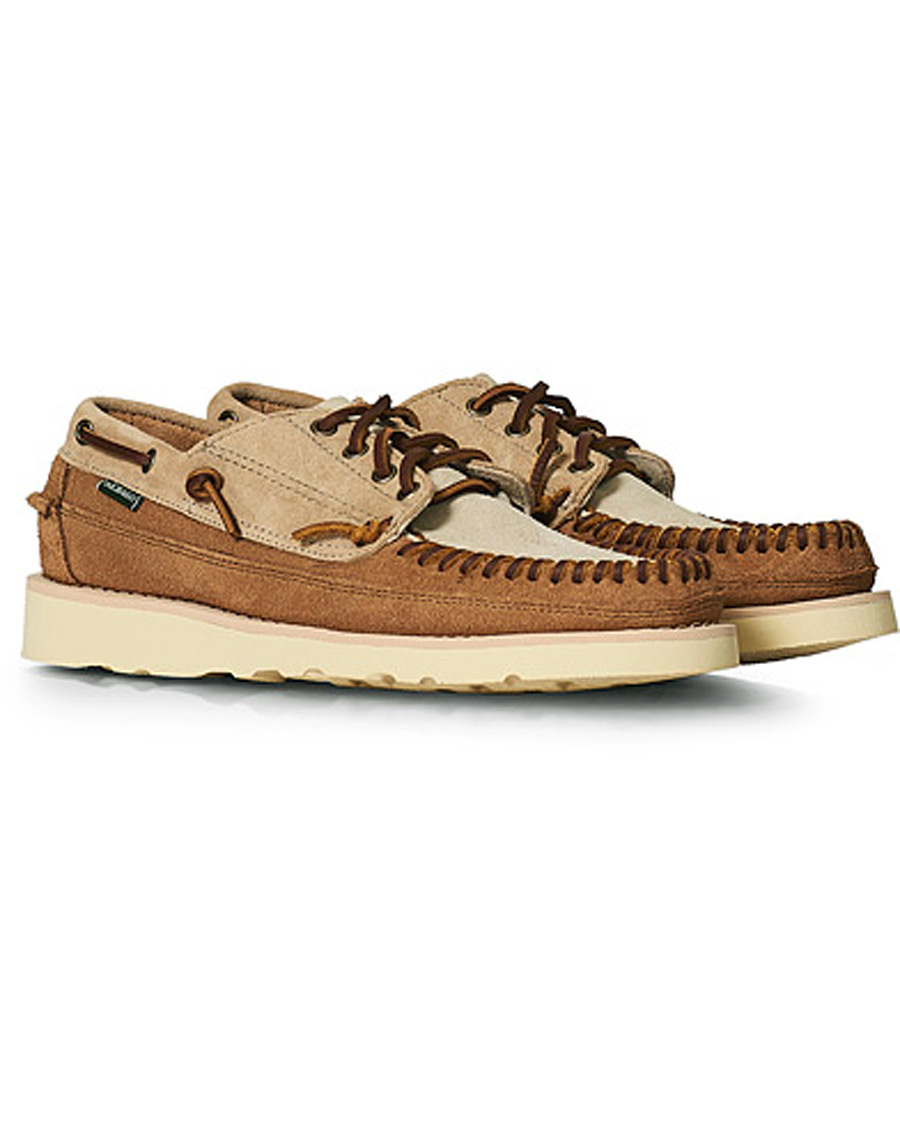 Heren | Sebago Cayuga Suede Campside Shoe Camel/Cognac | Sebago | Cayuga Suede Campside Shoe Camel/Cognac