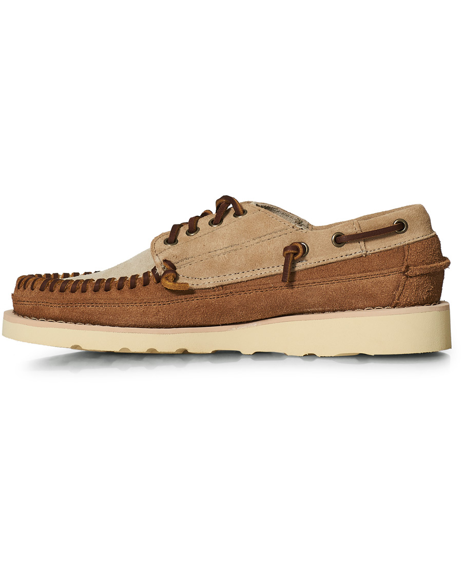Heren | Sebago Cayuga Suede Campside Shoe Camel/Cognac | Sebago | Cayuga Suede Campside Shoe Camel/Cognac