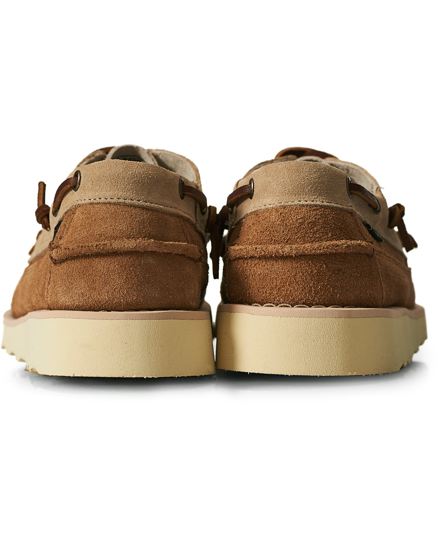 Heren | Sebago Cayuga Suede Campside Shoe Camel/Cognac | Sebago | Cayuga Suede Campside Shoe Camel/Cognac