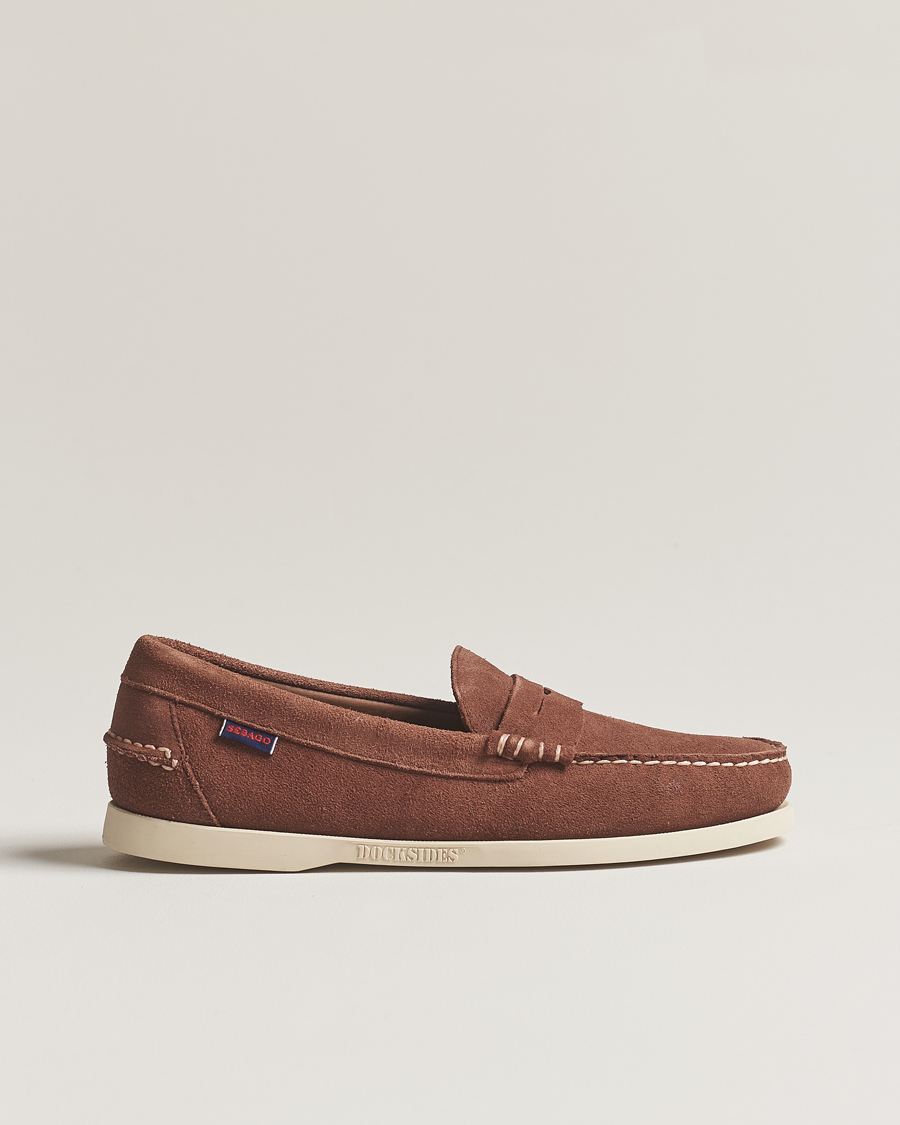 Heren | Sebago Dan Suede Loafer Dark Brown | Sebago | Dan Suede Loafer Dark Brown