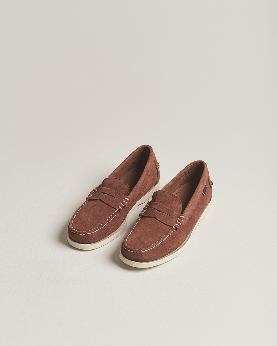 Heren | Sebago Dan Suede Loafer Dark Brown | Sebago | Dan Suede Loafer Dark Brown