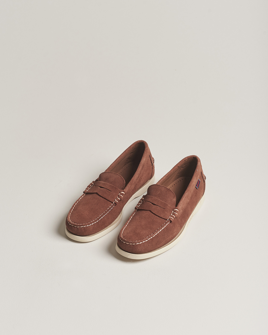 Heren | Sebago | Sebago | Dan Suede Loafer Dark Brown