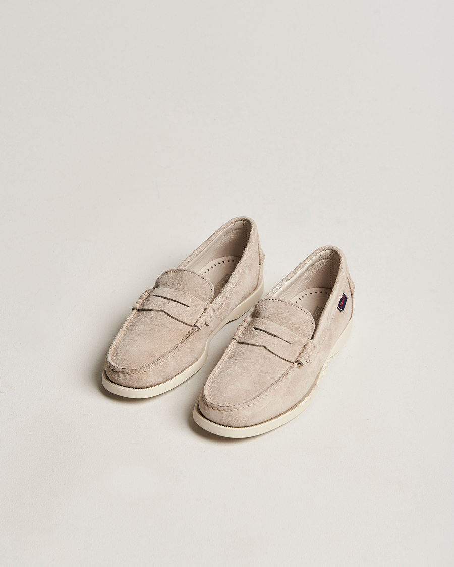 Heren | Suède schoenen | Sebago | Dan Suede Loafer Brown Taupe