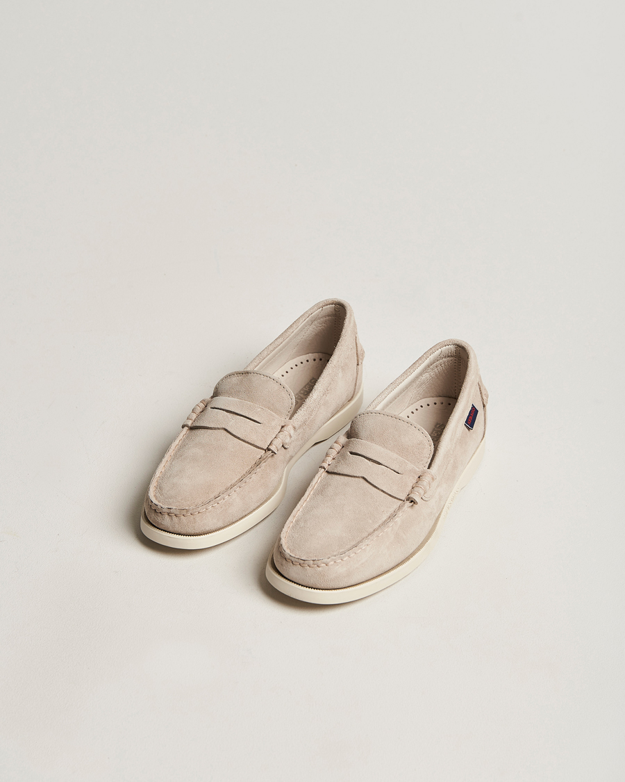 Heren | Preppy Authentic | Sebago | Dan Suede Loafer Brown Taupe