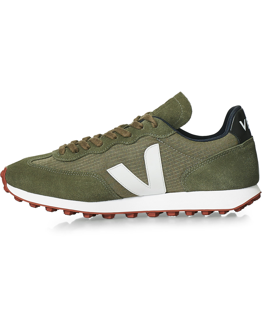 Heren | Veja Rio Branco Running Sneaker Kaki Pearl | Veja | Rio Branco Running Sneaker Kaki Pearl