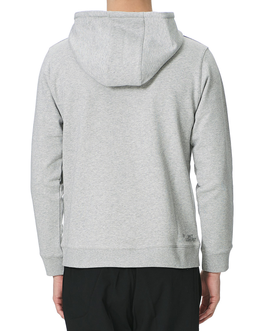 Heren | Truien | Norse Projects | Vagn Colab Logo Hood Light Grey Mel