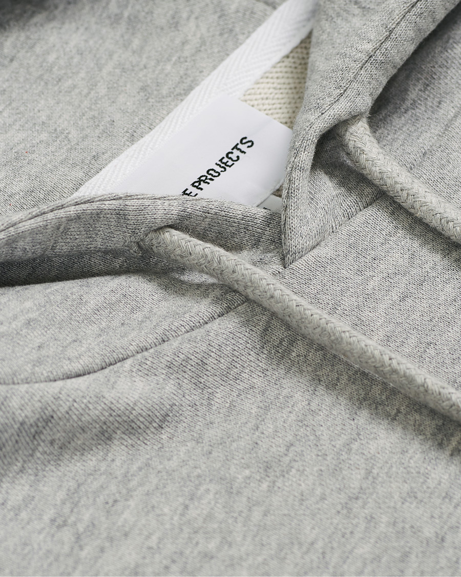 Heren | Truien | Norse Projects | Vagn Colab Logo Hood Light Grey Mel