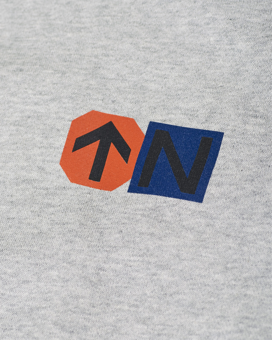 Heren | Truien | Norse Projects | Vagn Colab Logo Hood Light Grey Mel