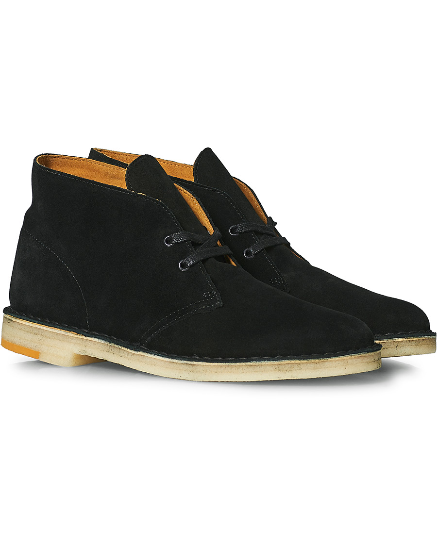 Heren | | Clarks Originals | Desert Boot Black Combi Suede