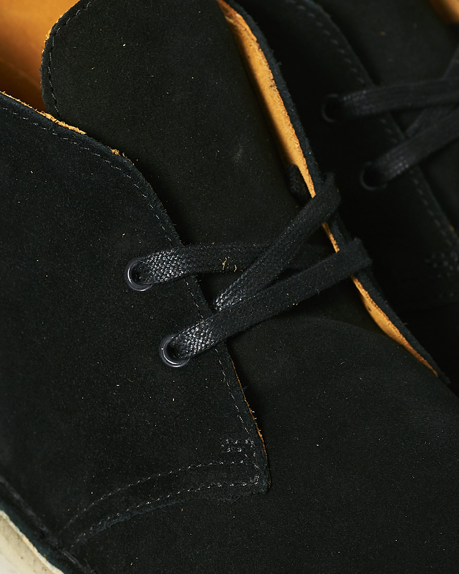 Heren | | Clarks Originals | Desert Boot Black Combi Suede