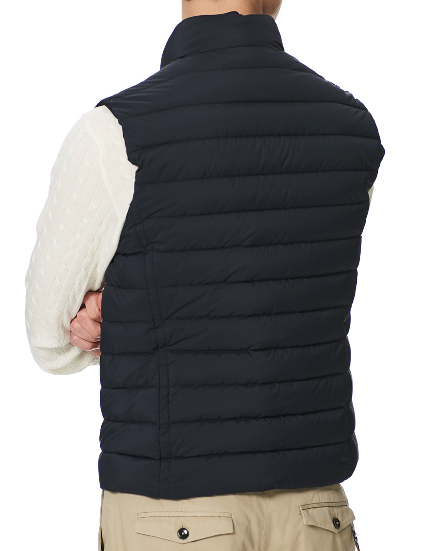 Heren | Jassen | MooRER | Padded Down Vest Dark Blue
