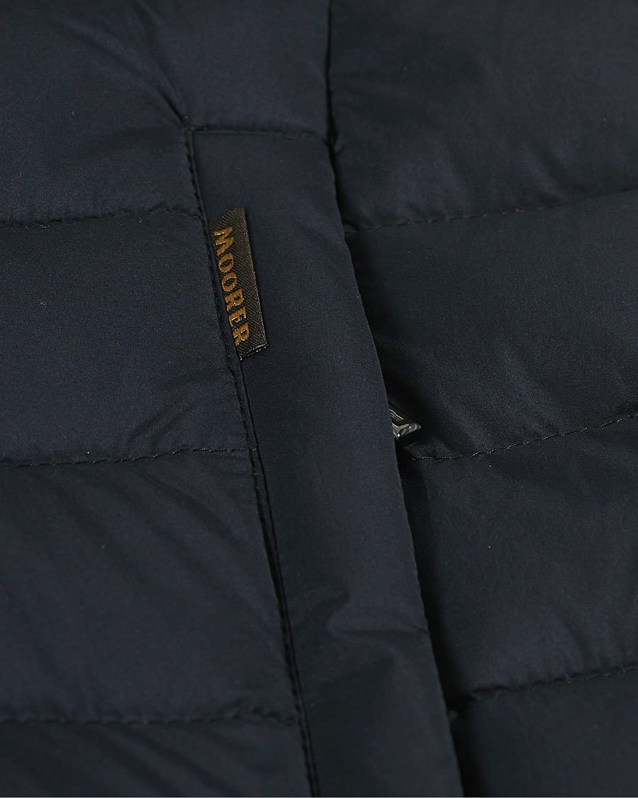 Heren | Jassen | MooRER | Padded Down Vest Dark Blue