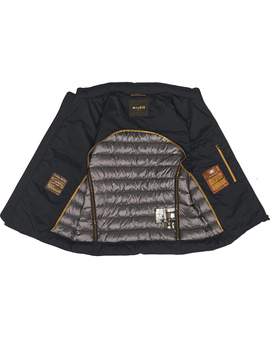 Heren | Jassen | MooRER | Padded Down Vest Dark Blue