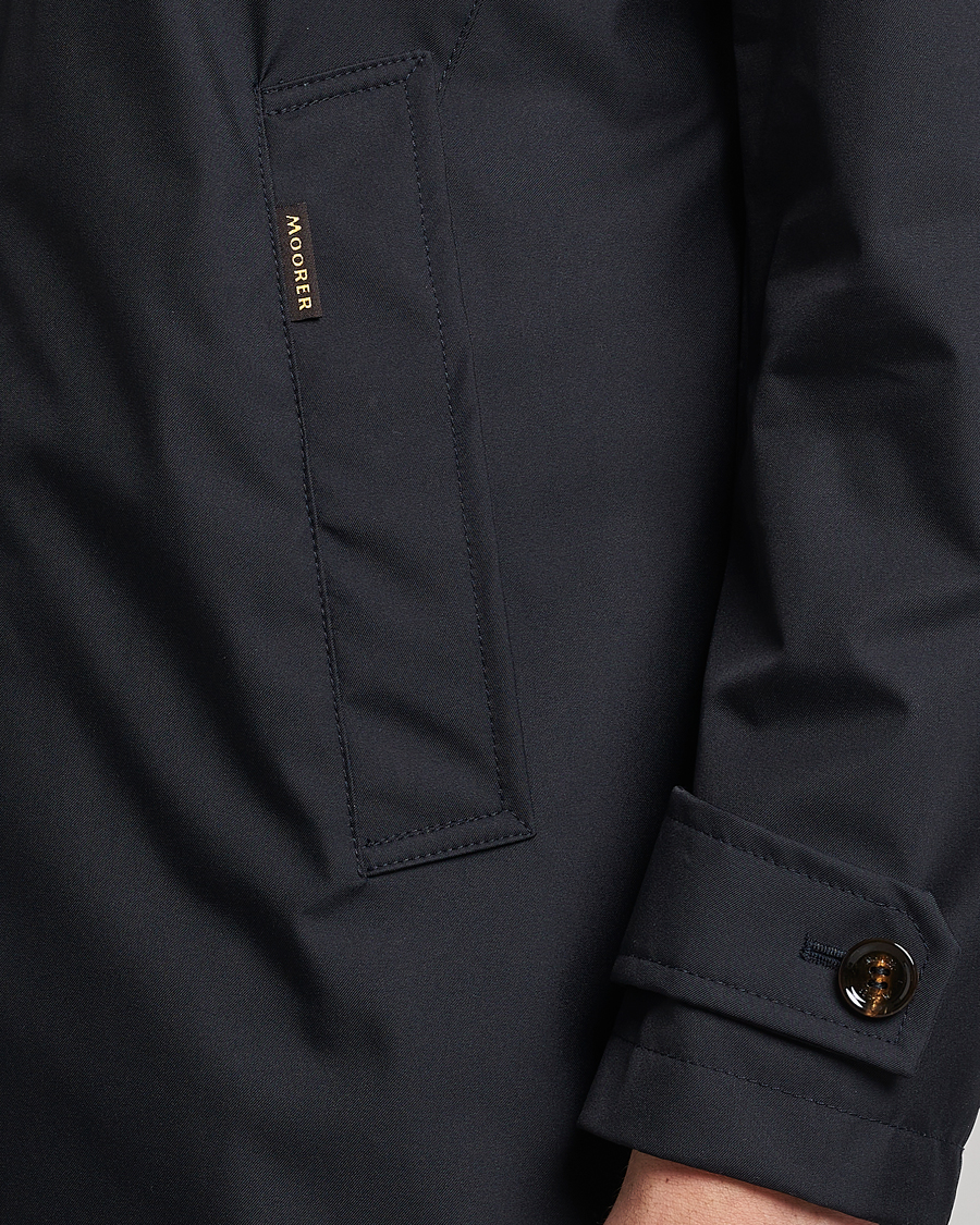 Heren | Jassen | MooRER | Waterproof Car Coat Navy