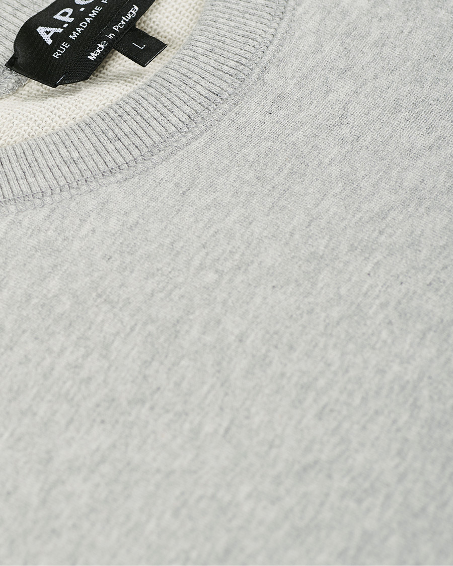 Heren | Truien | A.P.C. | Item Crew Neck Sweatshirt Heather Grey