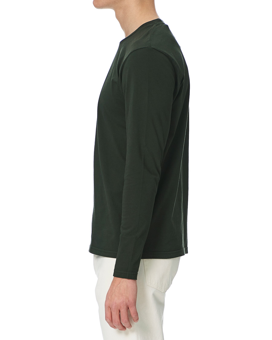 Heren | T-shirts | Colorful Standard | Classic Organic Long Sleeve T-shirt Hunter Green