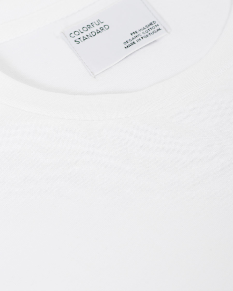 Heren | T-shirts | Colorful Standard | Classic Organic Long Sleeve T-shirt Optical White