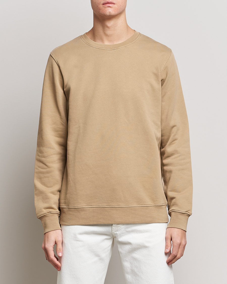 Heren | Afdelingen | Colorful Standard | Classic Organic Crew Neck Sweat Desert Khaki