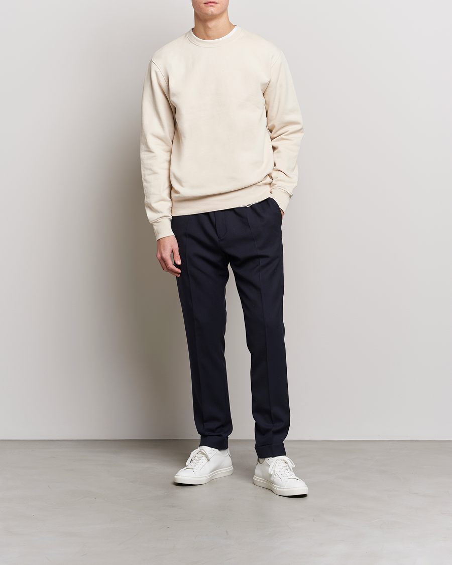 Heren | Truien | Colorful Standard | Classic Organic Crew Neck Sweat Ivory White