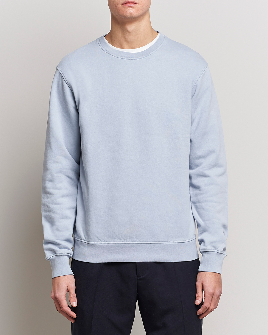 Heren | Truien | Colorful Standard | Classic Organic Crew Neck Sweat Powder Blue