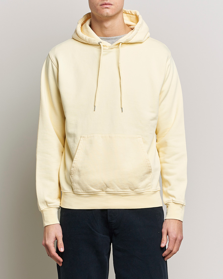 Men | Hooded Sweatshirts | Colorful Standard | Classic Organic Hood Soft Yellow