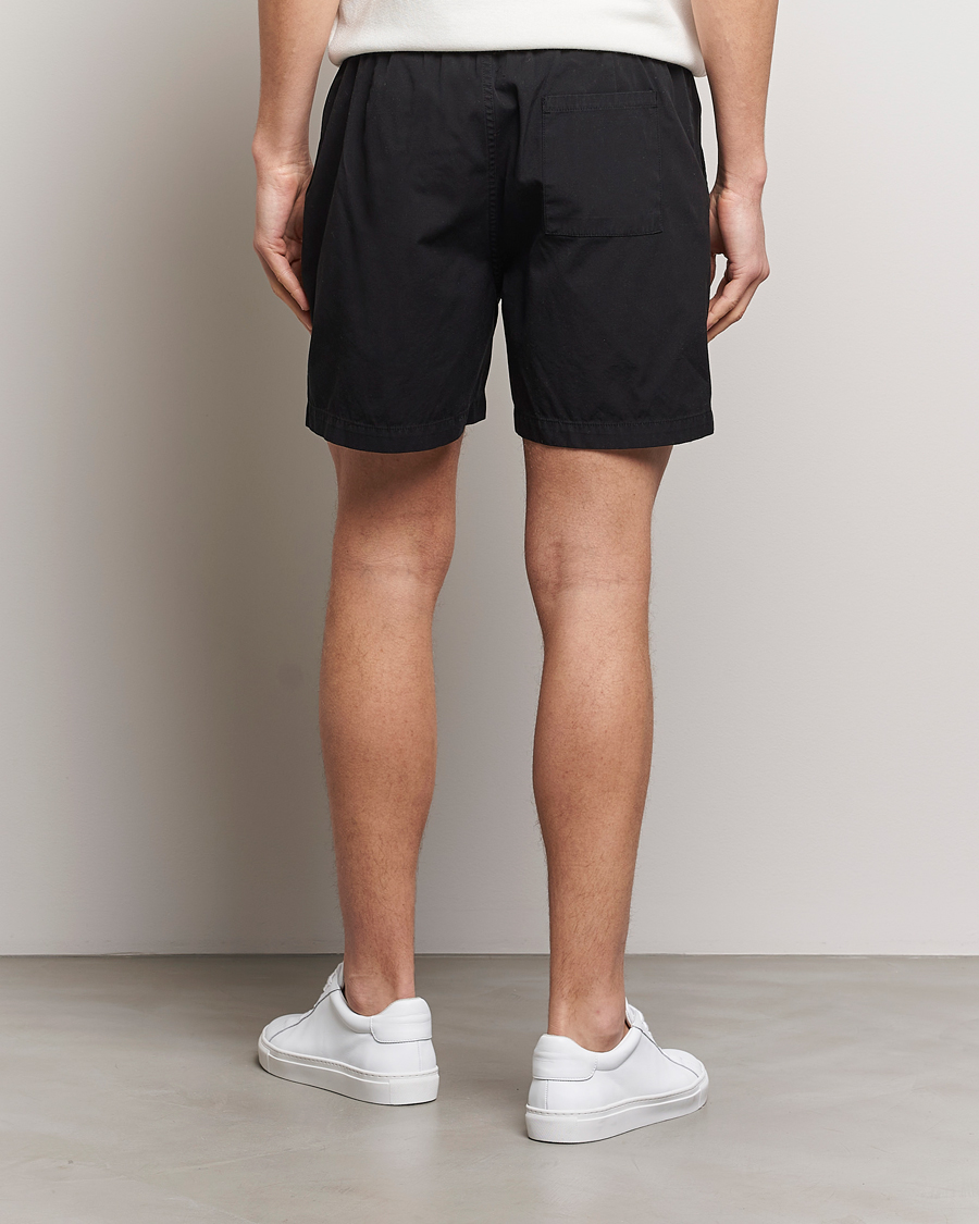 Heren | Korte broek | Colorful Standard | Classic Organic Twill Drawstring Shorts Deep Black