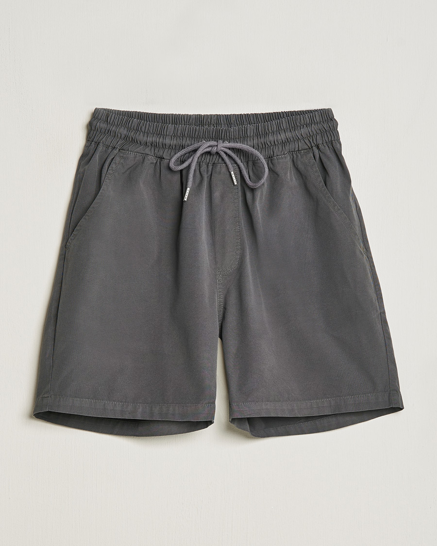 Heren |  | Colorful Standard | Classic Organic Twill Drawstring Shorts Lava Grey