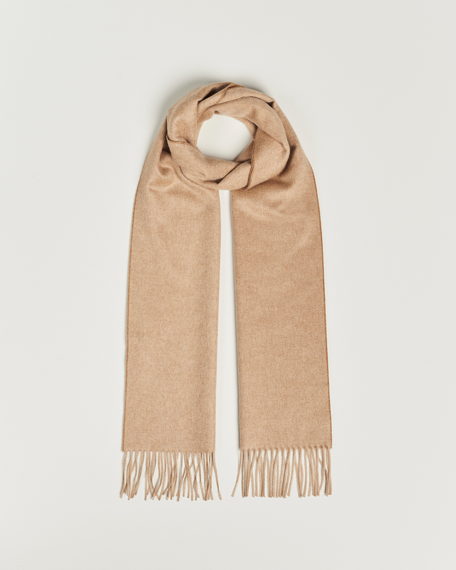 Heren | Piacenza Cashmere Vicuna/Baby Cashmere Scarf Camel | Piacenza Cashmere | Vicuna/Baby Cashmere Scarf Camel