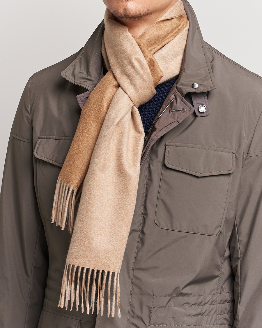 Heren | Verwarmende accessoires | Piacenza Cashmere | Vicuna/Baby Cashmere Scarf Camel